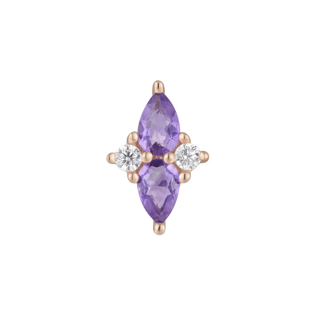 Ethereal with Amethyst and CZ — Buddha