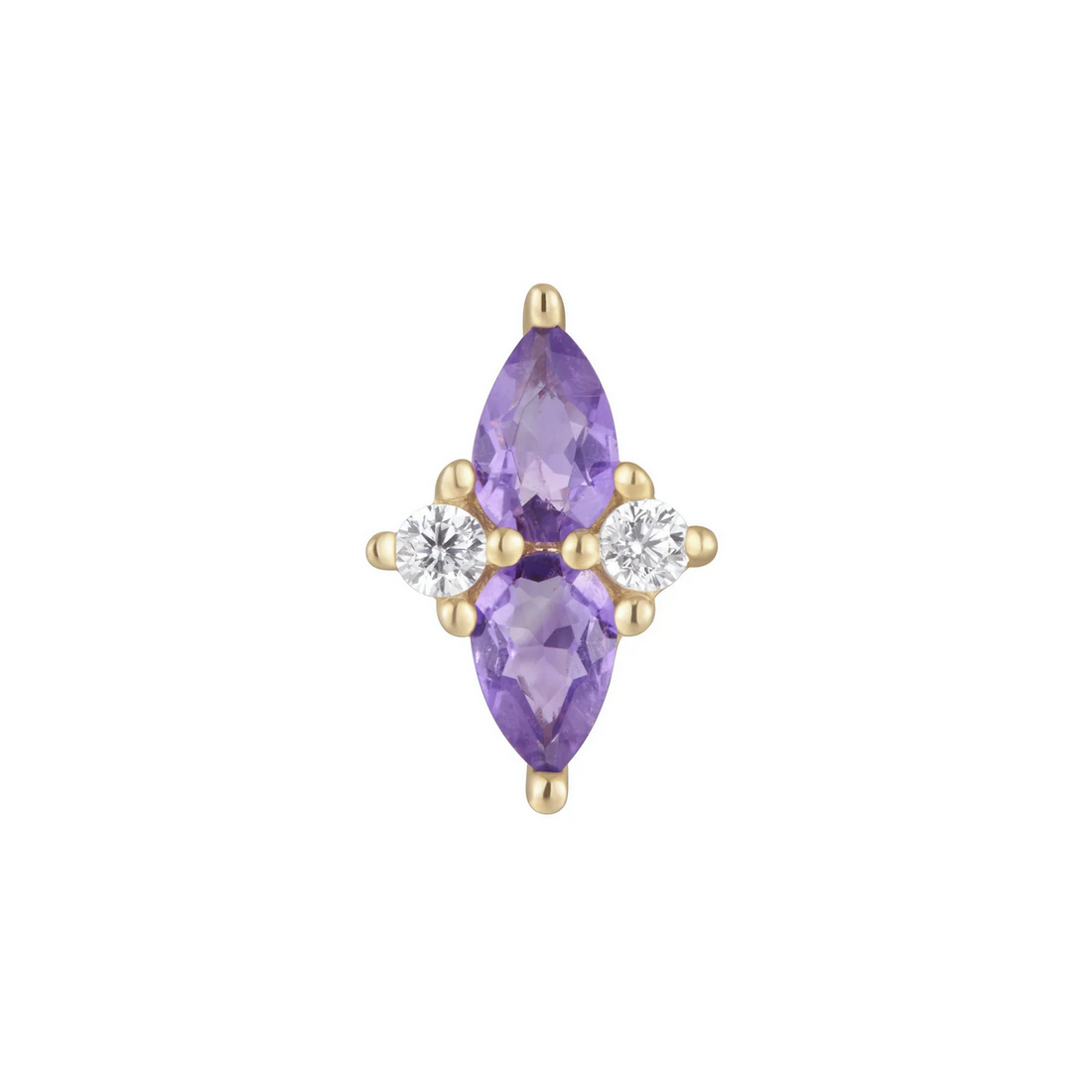 Ethereal with Amethyst and CZ — Buddha