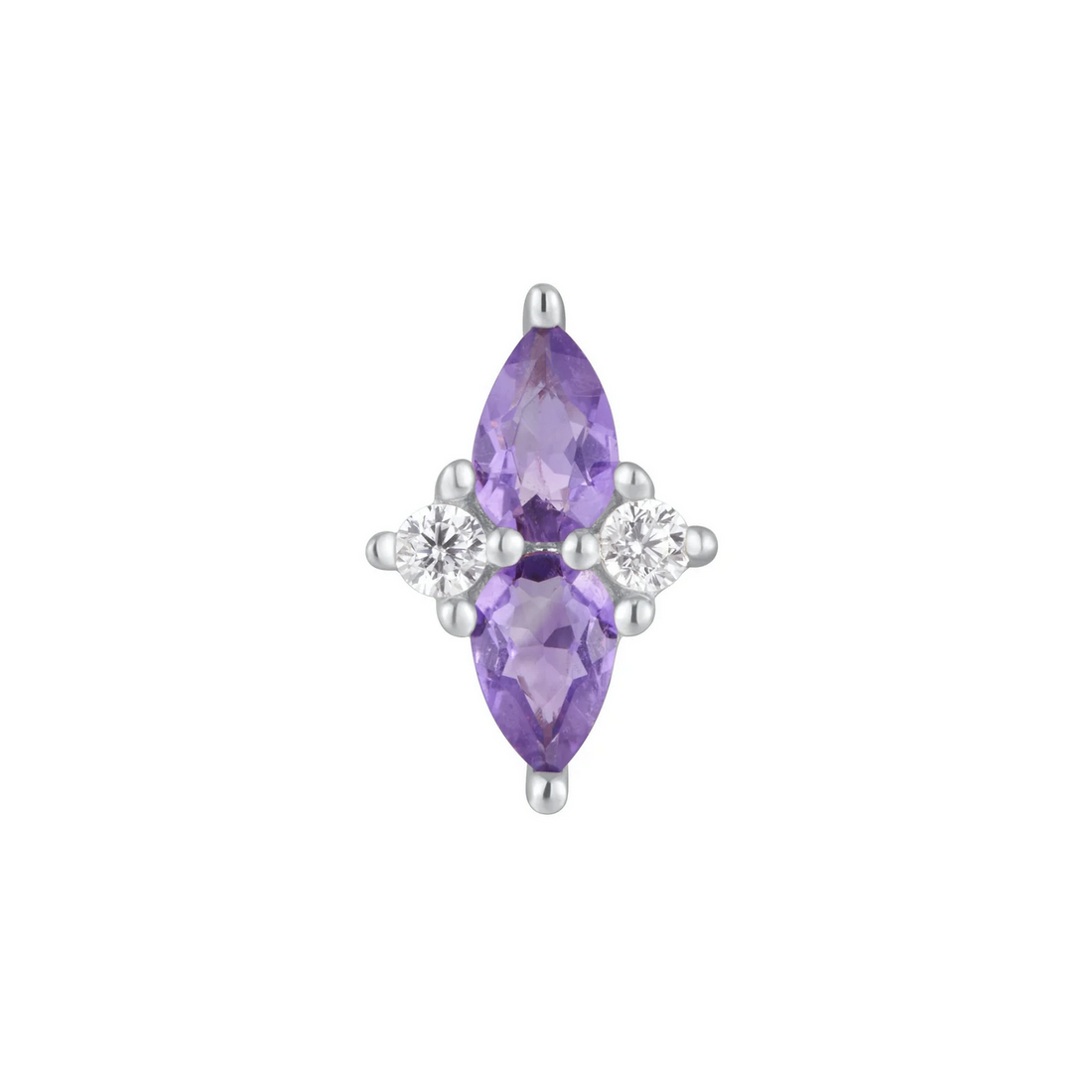 Ethereal with Amethyst and CZ — Buddha