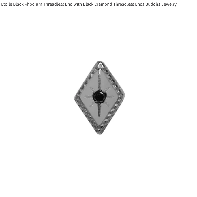 Etoile Black Rhodium with Black Diamond — Buddha