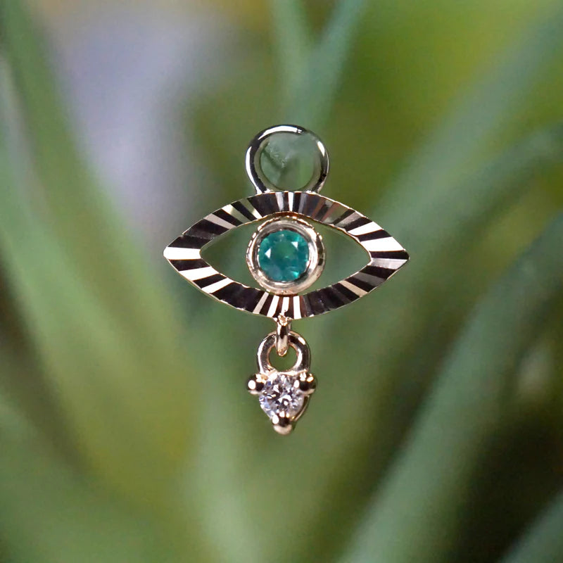 Evil Eye with Tear Charm — Modern Mood