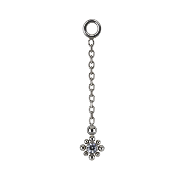 Exotic Dangle Charm Jump Ring Top