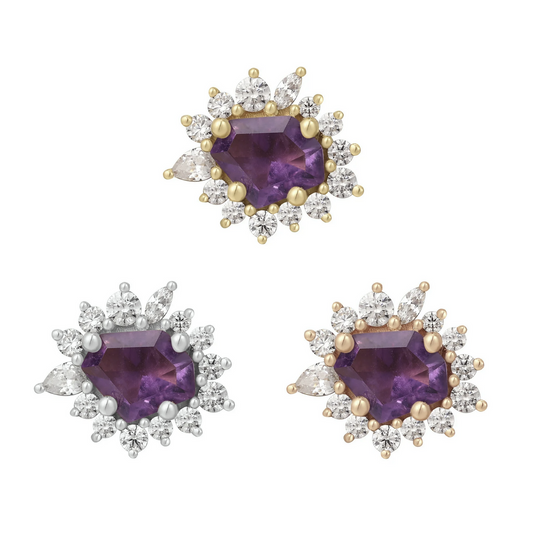 Eye Candy with Amethyst and CZ From Buddha