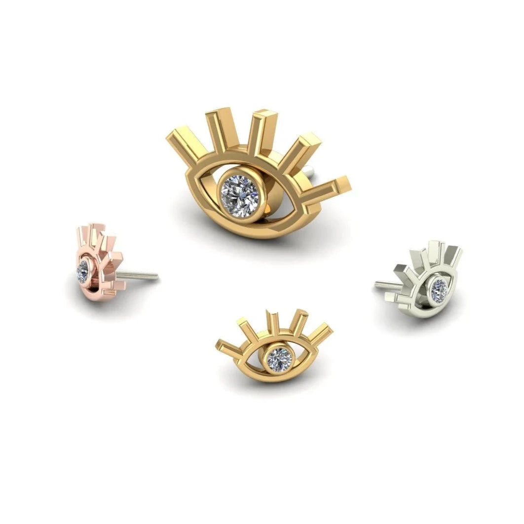 Eye with Gemstone From Mushroom — M.US.HROOM