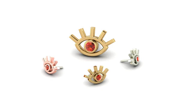 Eye with Gemstone From Mushroom — M.US.HROOM