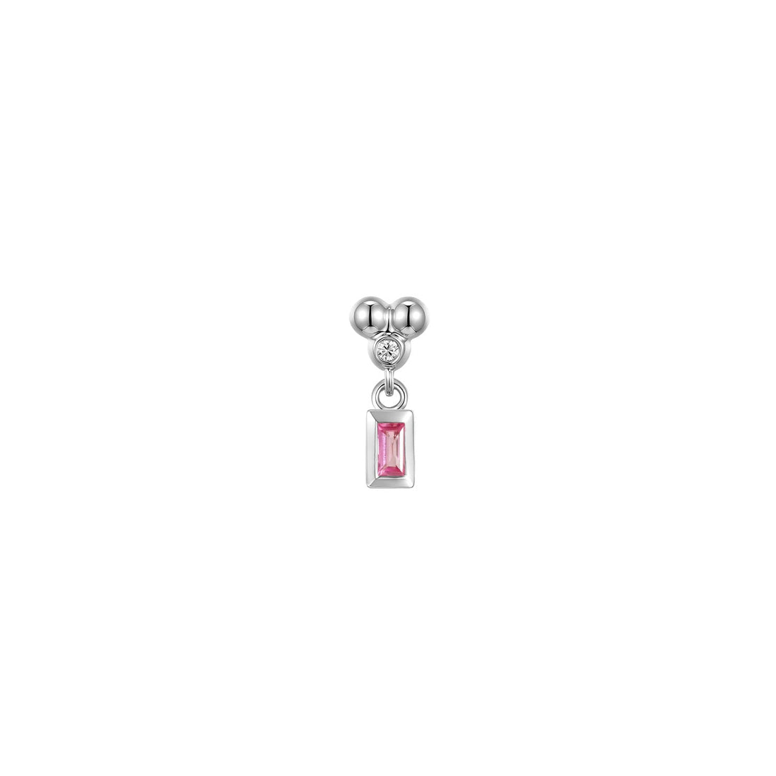 Ezra 3 Prong Bezel Dangle - Colored Gemstone