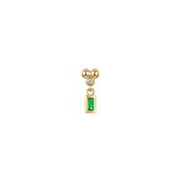 Ezra 3 Prong Bezel Dangle - Colored Gemstone