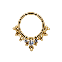 "Feray" Hinged Ring With Diamond