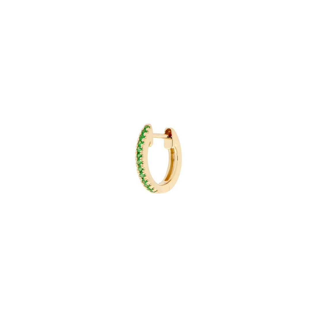 Faceted Gemstone Huggie — Modern Mood