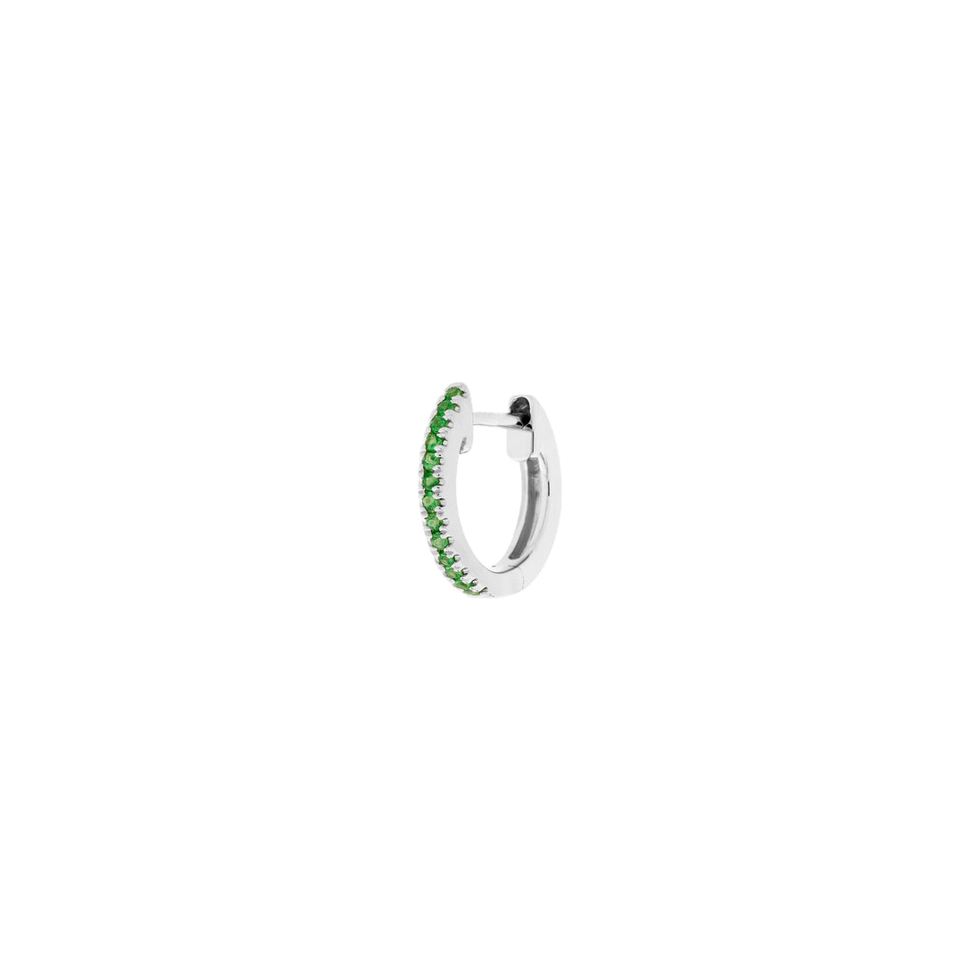 Faceted Gemstone Huggie — Modern Mood