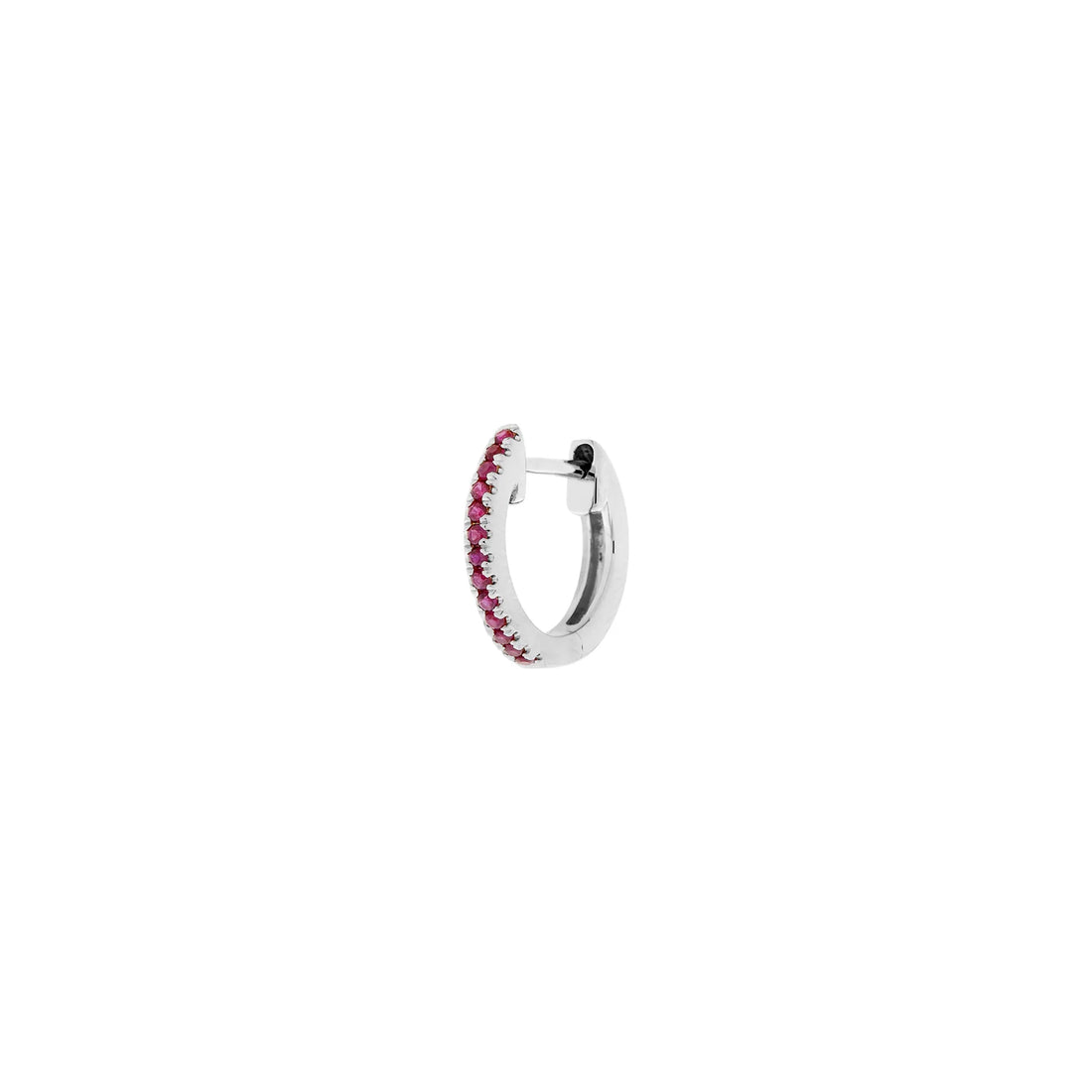 Faceted Gemstone Huggie — Modern Mood