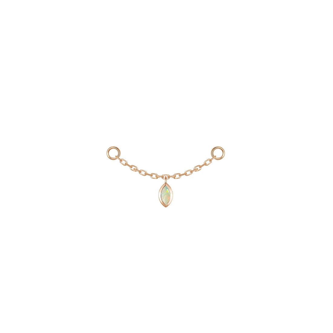 Marquise Bezel Gemstone Chain