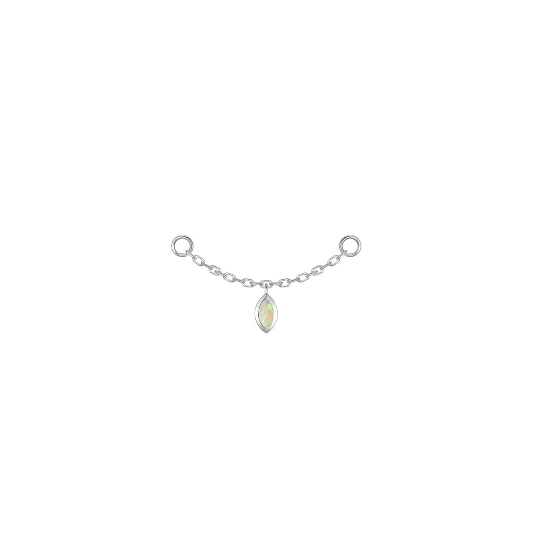Marquise Bezel Gemstone Chain