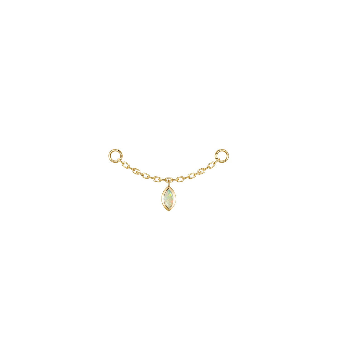Marquise Bezel Gemstone Chain
