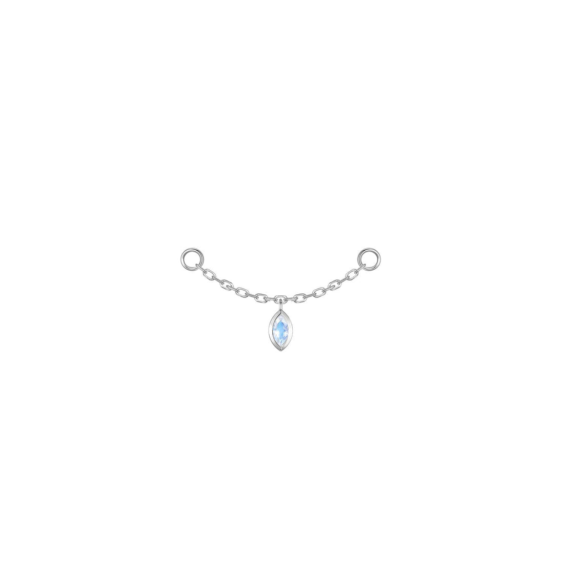 Marquise Bezel Gemstone Chain