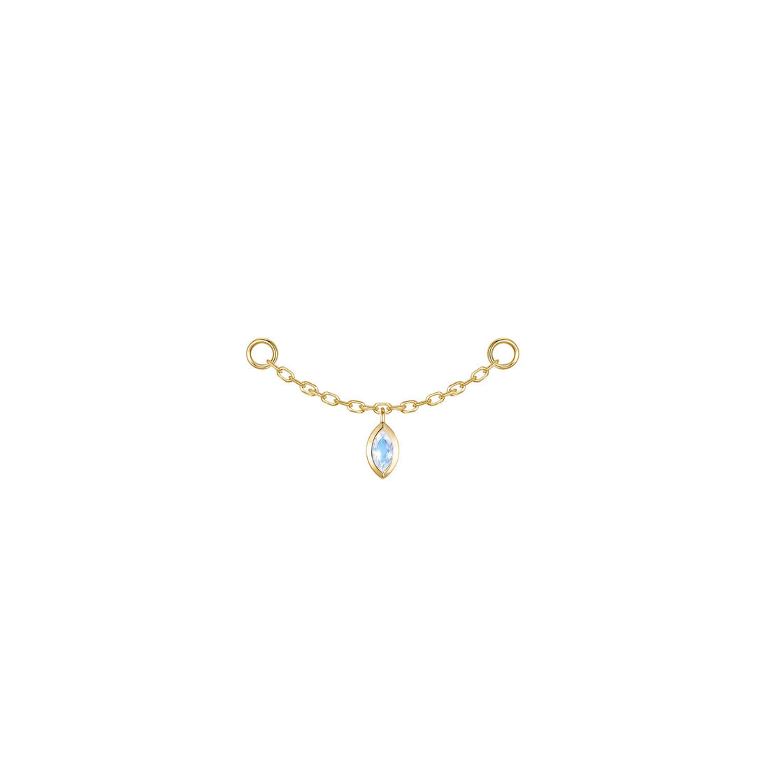 Marquise Bezel Gemstone Chain