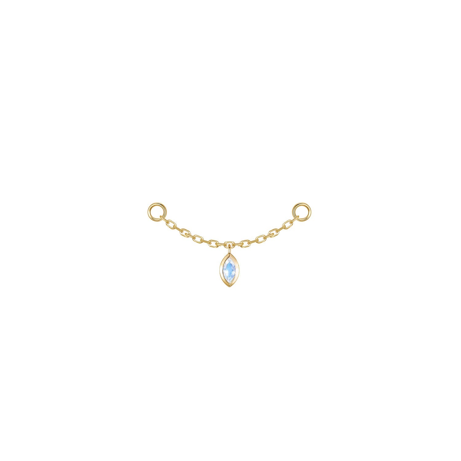 Marquise Bezel Gemstone Chain