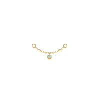 Round Bezel Gemstone Chain