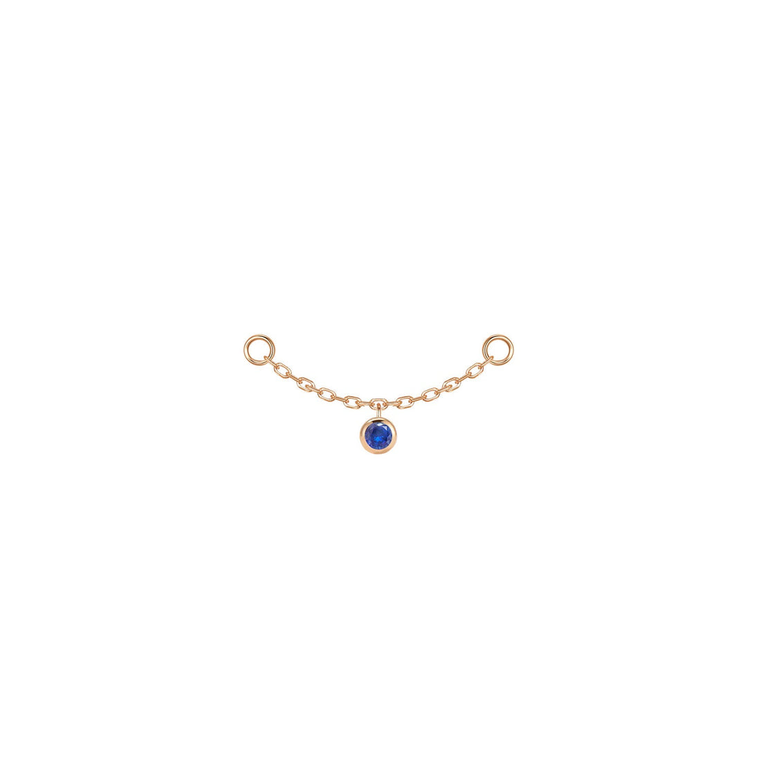 Round Bezel Gemstone Chain