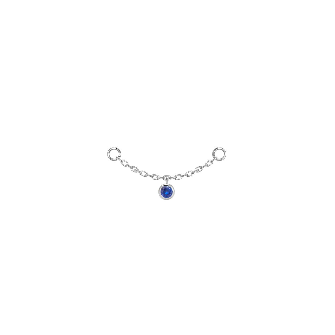Round Bezel Gemstone Chain