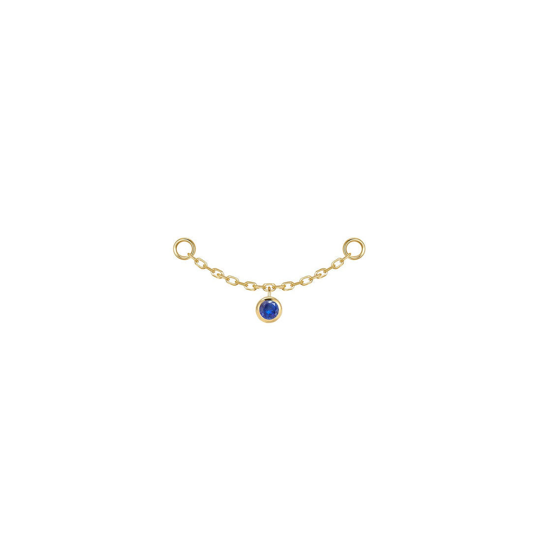 Round Bezel Gemstone Chain