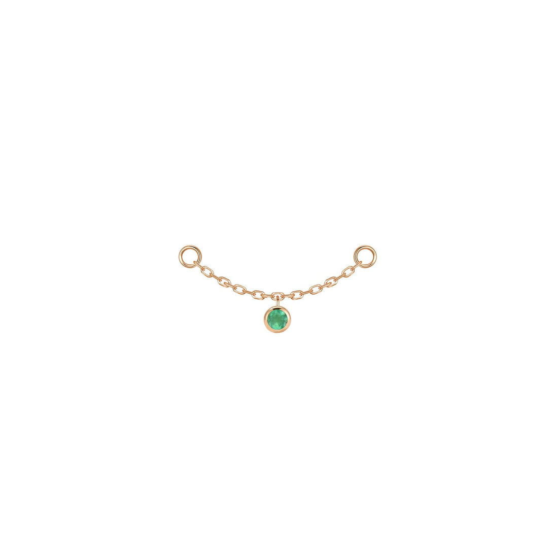 Round Bezel Gemstone Chain