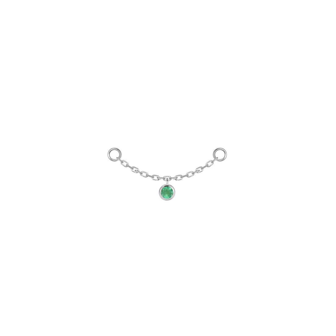 Round Bezel Gemstone Chain