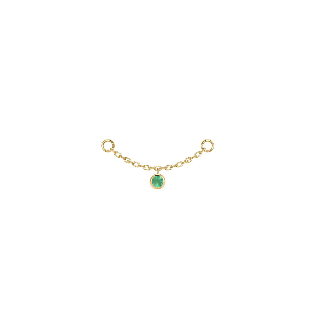 Round Bezel Gemstone Chain