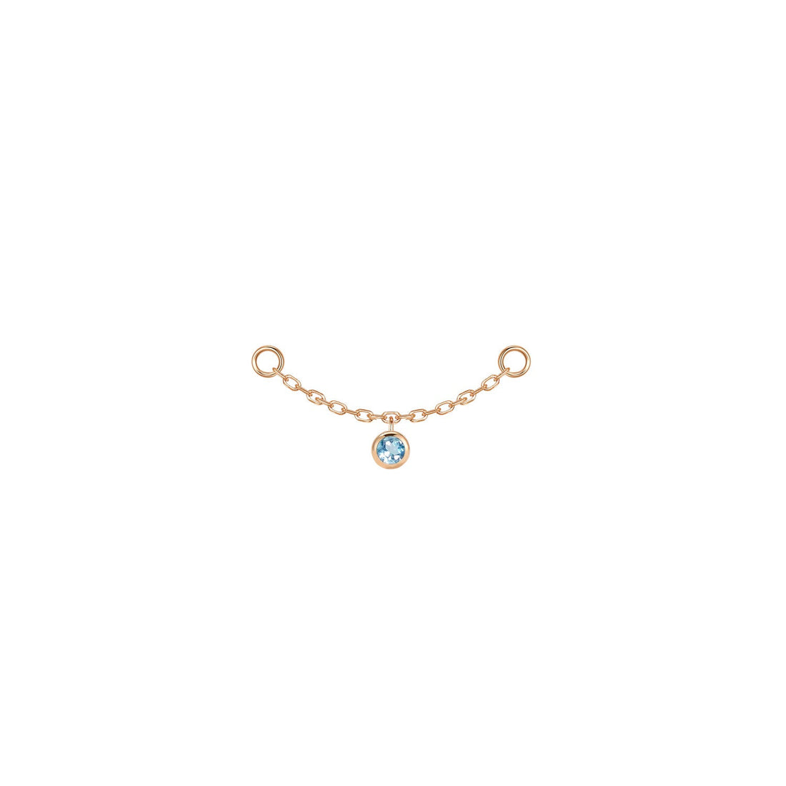 Round Bezel Gemstone Chain