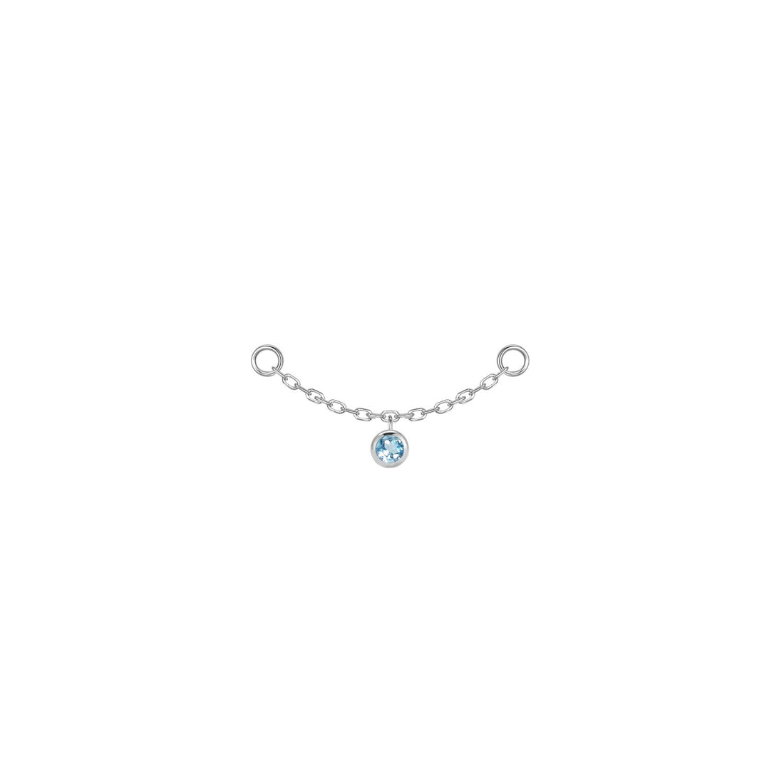 Round Bezel Gemstone Chain