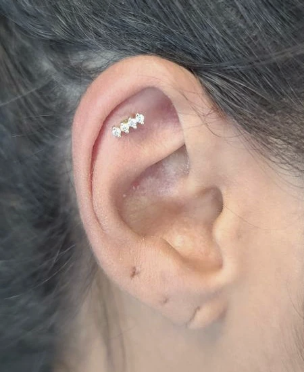 Four Gem CZ Bar — Junipurr