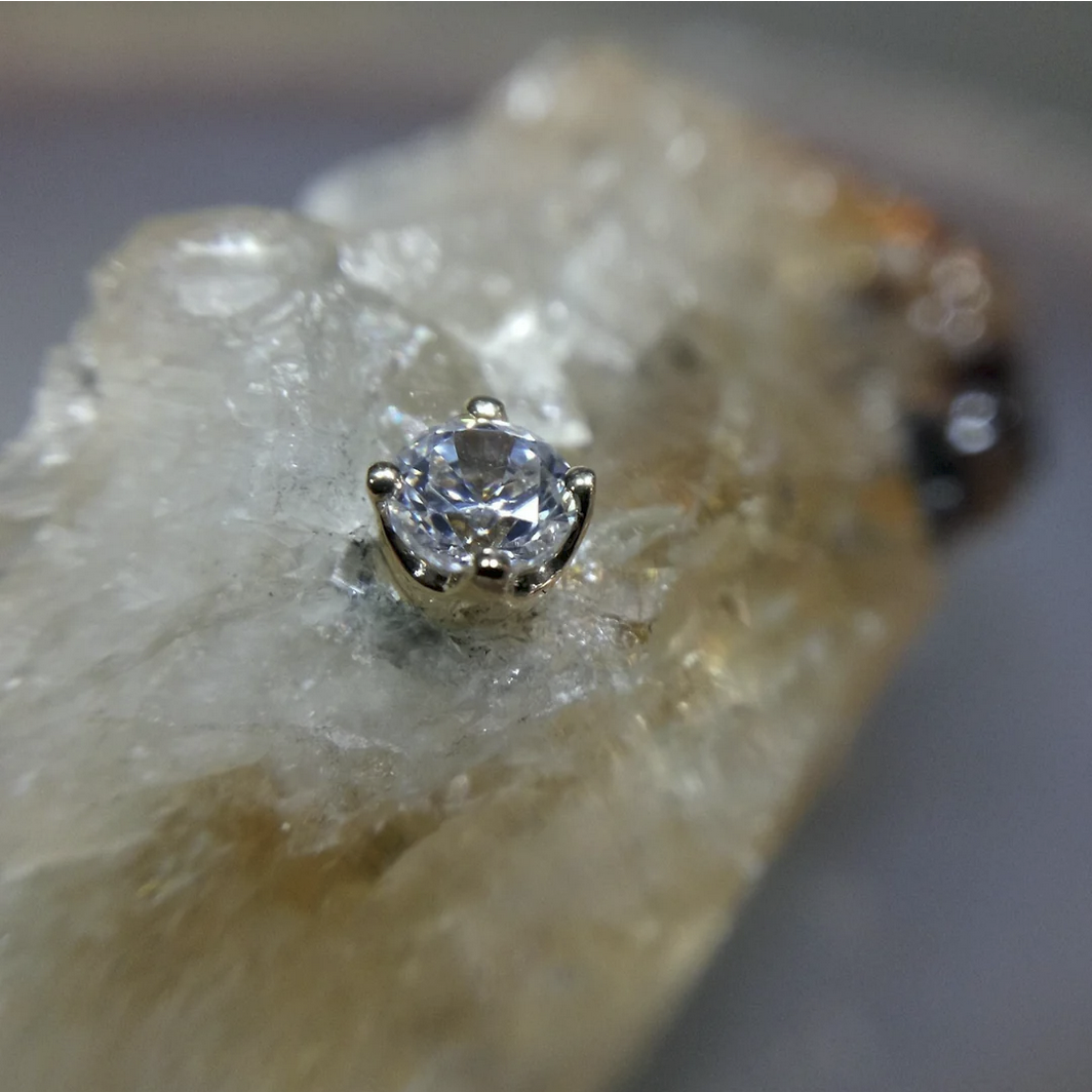 Four Prong Set CZ Stone — Junipurr