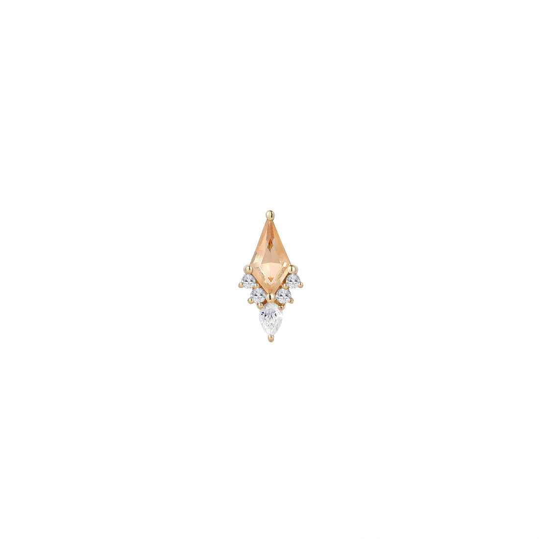 Afterglow with Citrine - 14k Yellow Gold - Buddha Jewelry