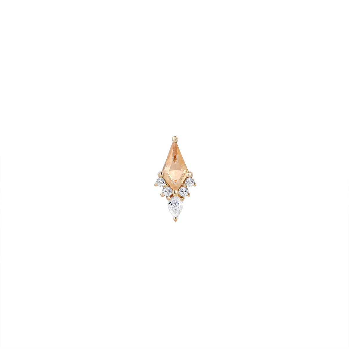 Afterglow with Citrine - 14k Yellow Gold - Buddha Jewelry