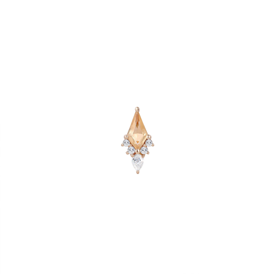 Afterglow with Citrine - 14k Rose Gold - Buddha Jewelry