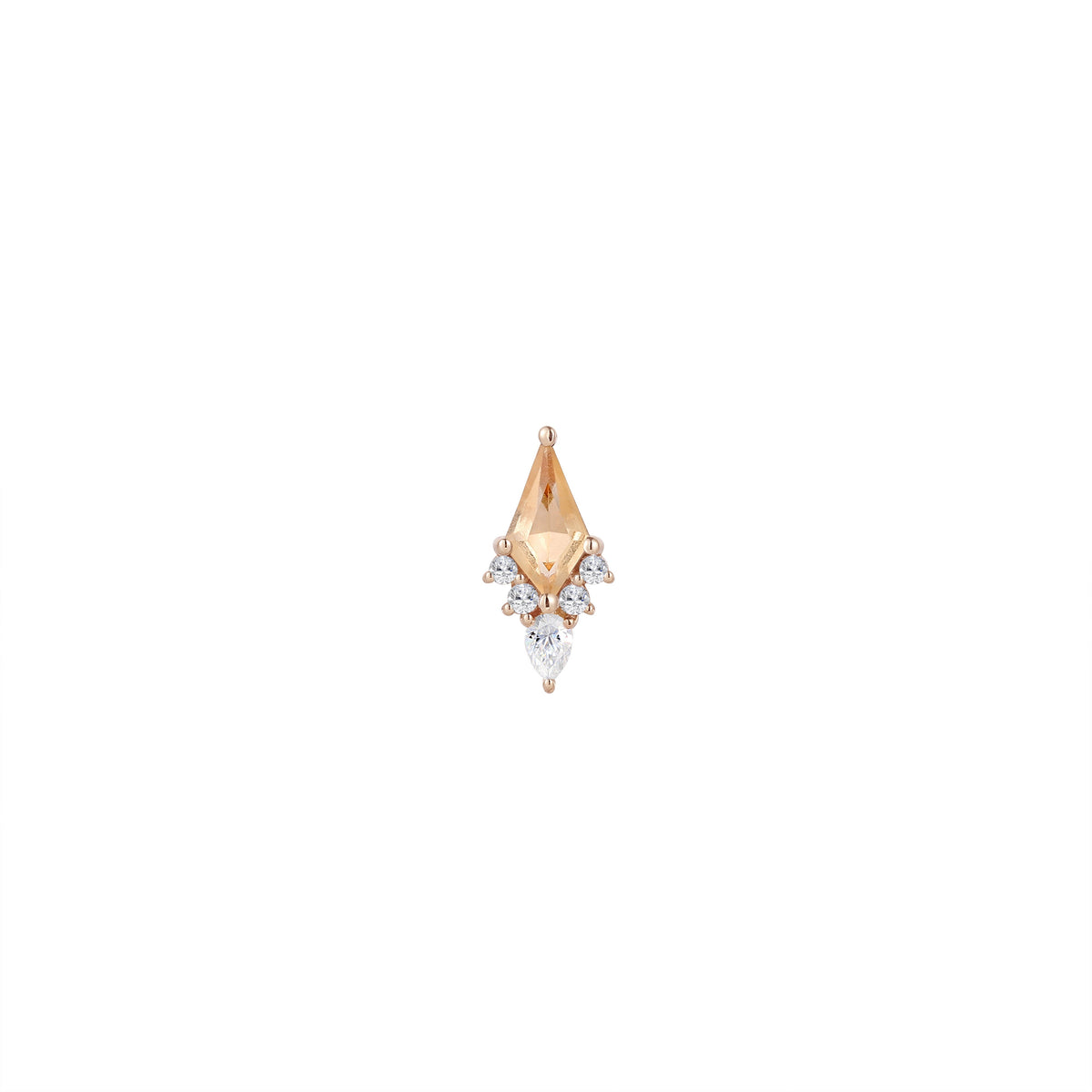 Afterglow with Citrine - 14k Rose Gold - Buddha Jewelry