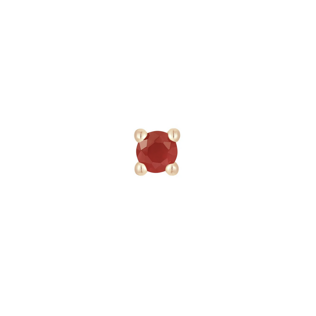 Prong Set Gem with Garnet From Buddha