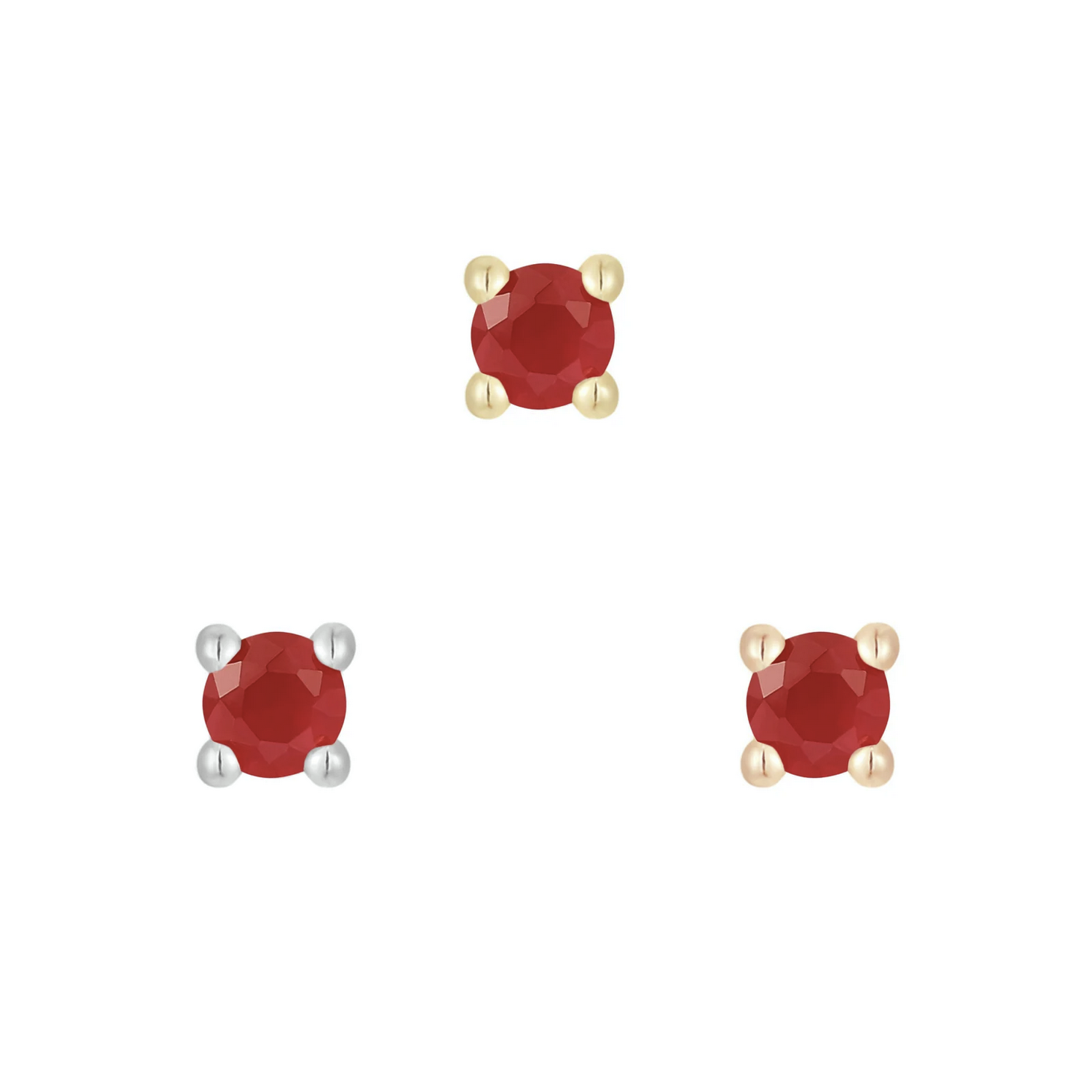 Prong Set Gem with Garnet From Buddha
