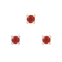 Prong Set Gem with Garnet From Buddha