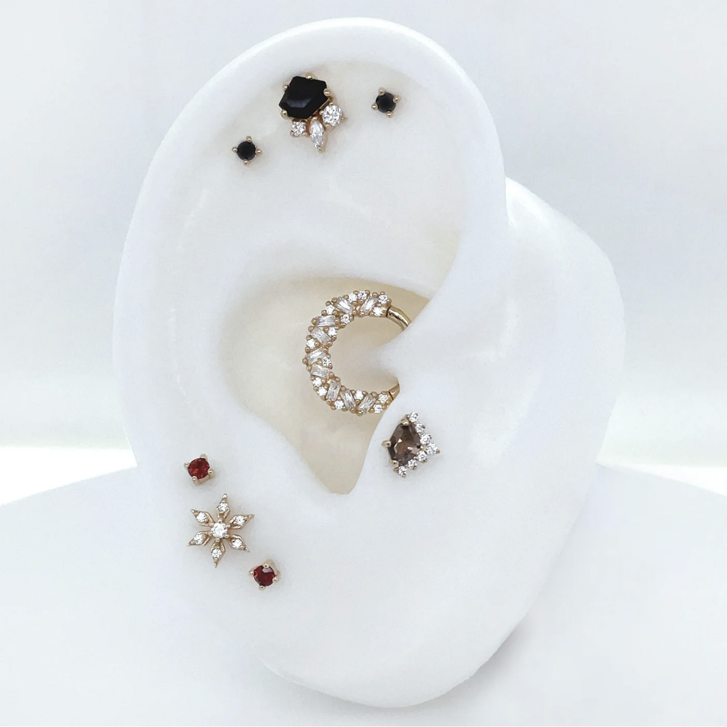 Prong Set Gem with Garnet From Buddha