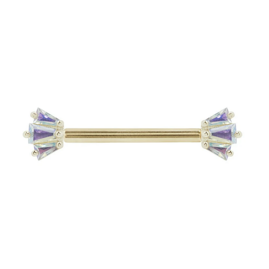 Gemma Trios Forward Facing Mercury Mist Topaz — Buddha