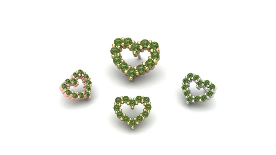 Gemmed Heart From Mushroom — M.US.HROOM