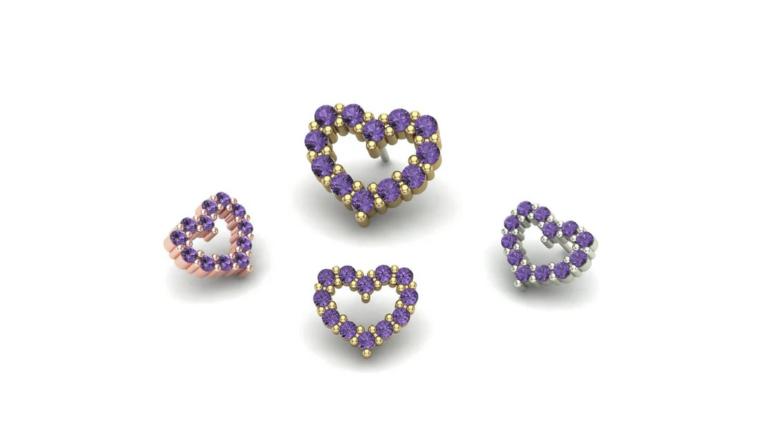 Gemmed Heart From Mushroom — M.US.HROOM