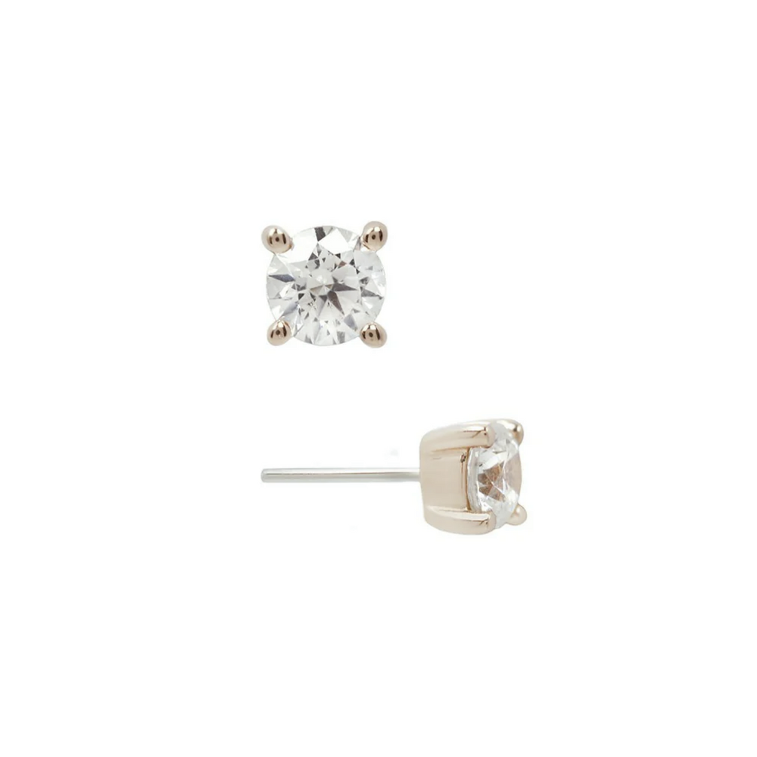 Prong Set Gem with Genuine Diamond — Buddha