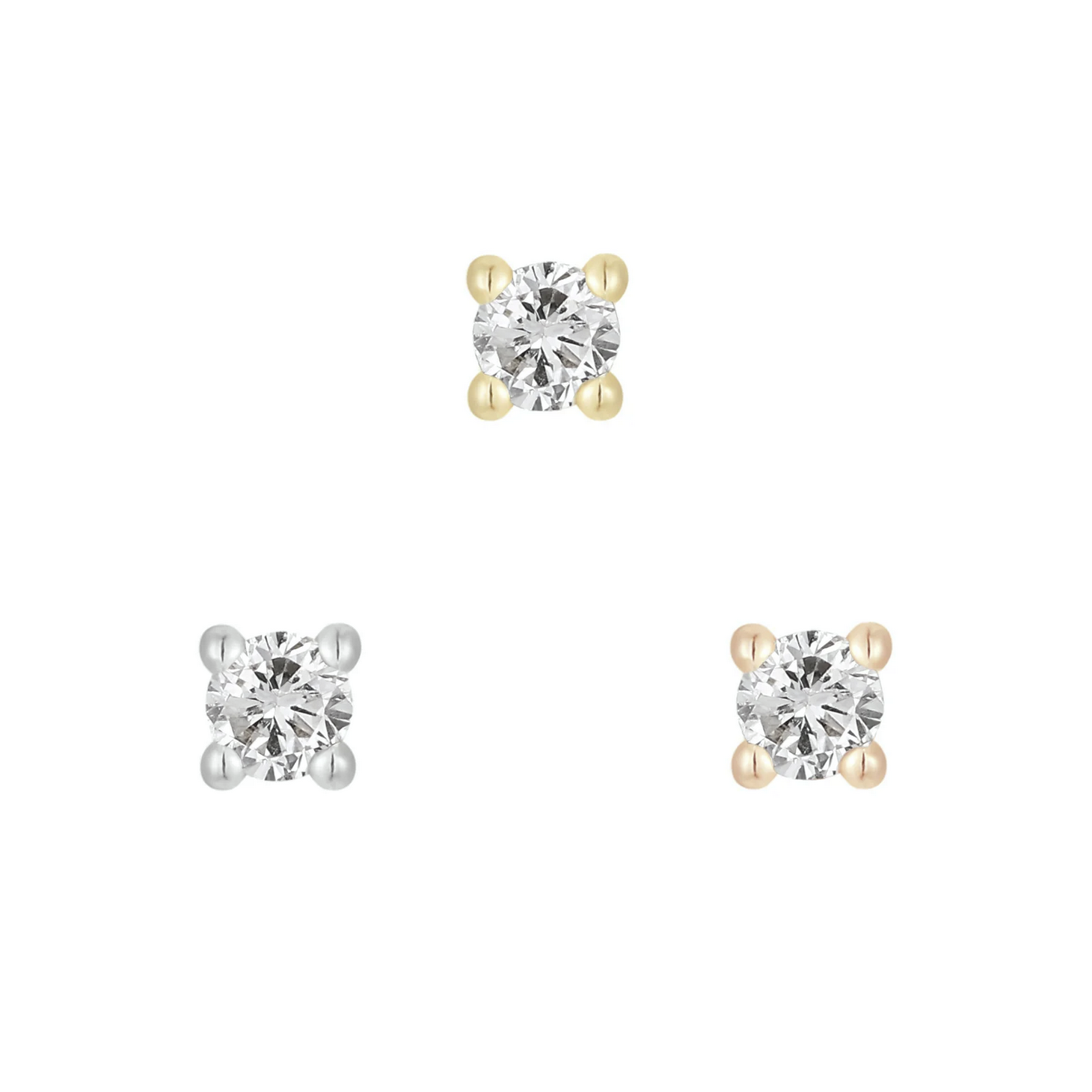 Prong Set Gem with Genuine Diamond From Buddha