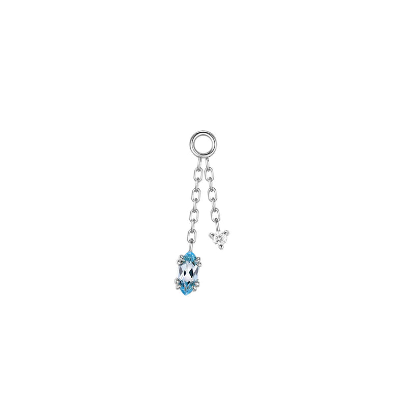 Georgia Diamond Double Dangle Charm — Modern Mood