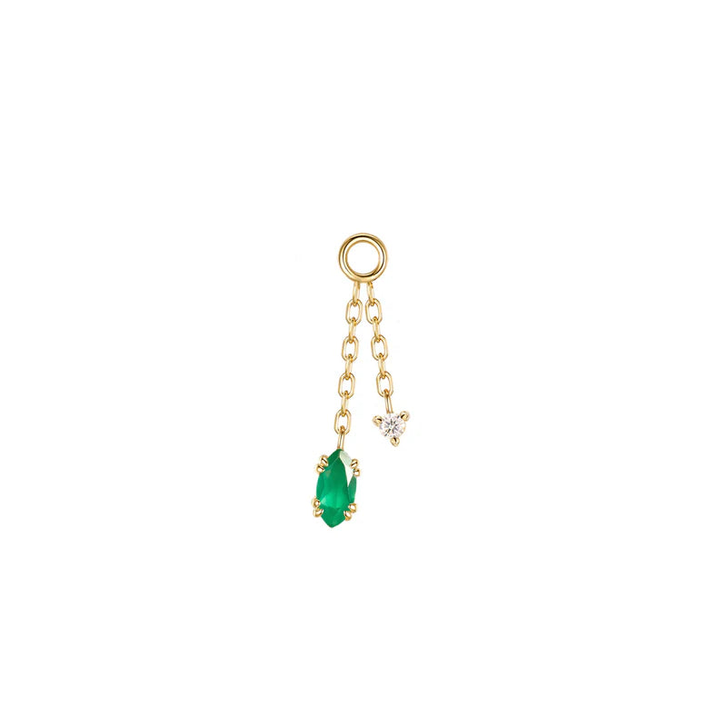 Georgia Diamond Double Dangle Charm from Modern Mood