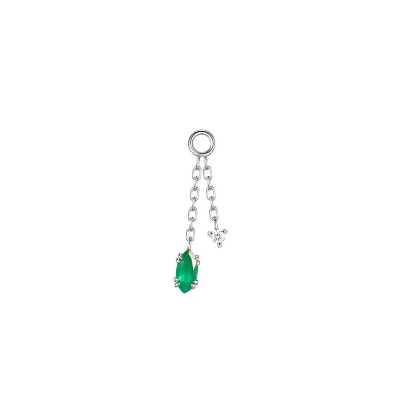Georgia Diamond Double Dangle Charm from Modern Mood