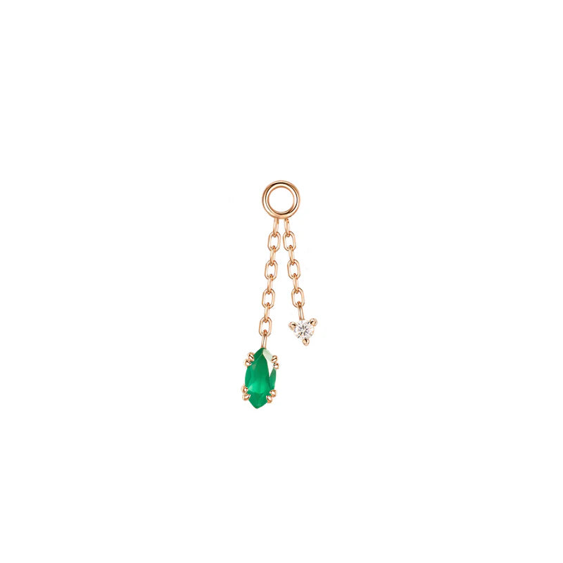 Georgia Diamond Double Dangle Charm from Modern Mood