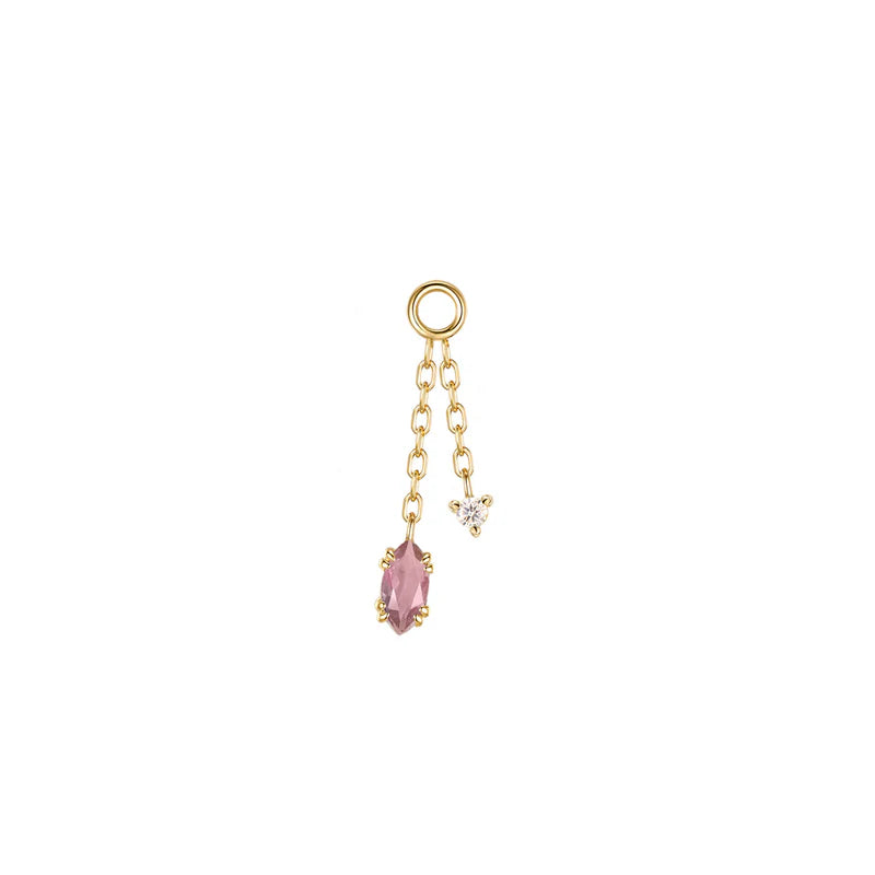 Georgia Diamond Double Dangle Charm from Modern Mood